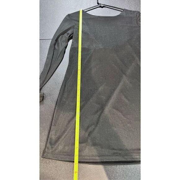 Parker Women's Silk Open Back Long Sleeve Bodycon Mini Dress Black Size Small - Picture 9 of 13